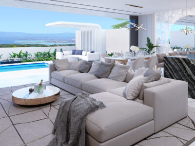 Unveil the Luxury of Sky Stars Ocean View: Elite Californian Villas with Panoramic Island and Ocean Vistas in Bali